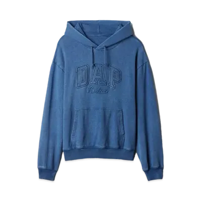 GAP DAP Logo Denim Hoodie (Unisex) "Light Indigo"