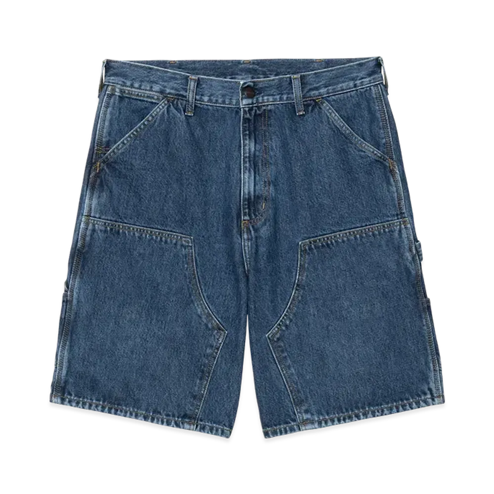 Carhartt WIP Double Knee Short "Blue(Stone Washed)"