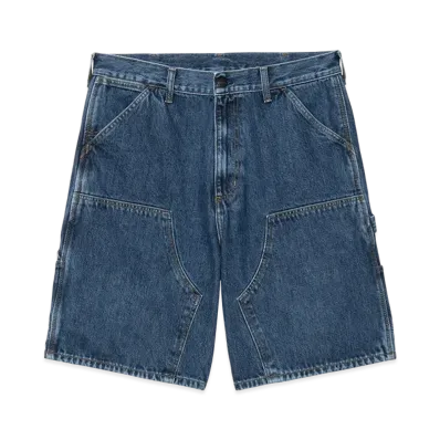 Carhartt WIP Double Knee Short "Blue(Stone Washed)"