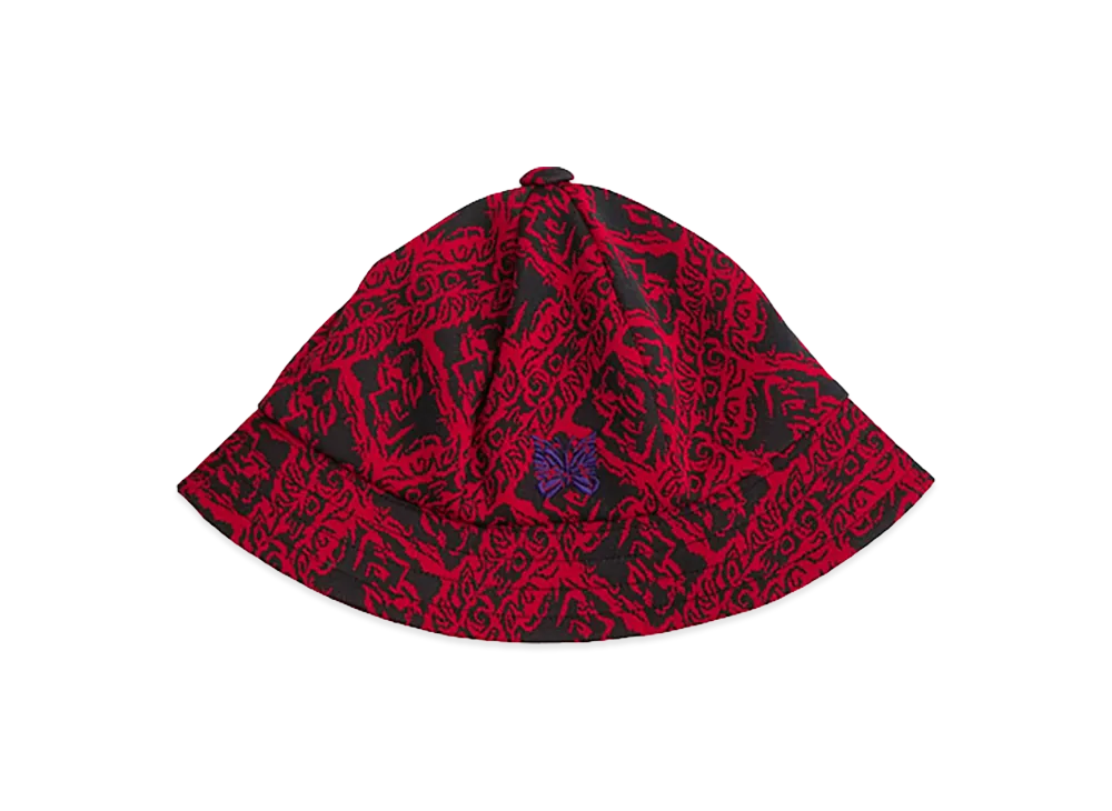 ニードルズ x ステュディオス バミューダハット - ポリジャカード "レッド"