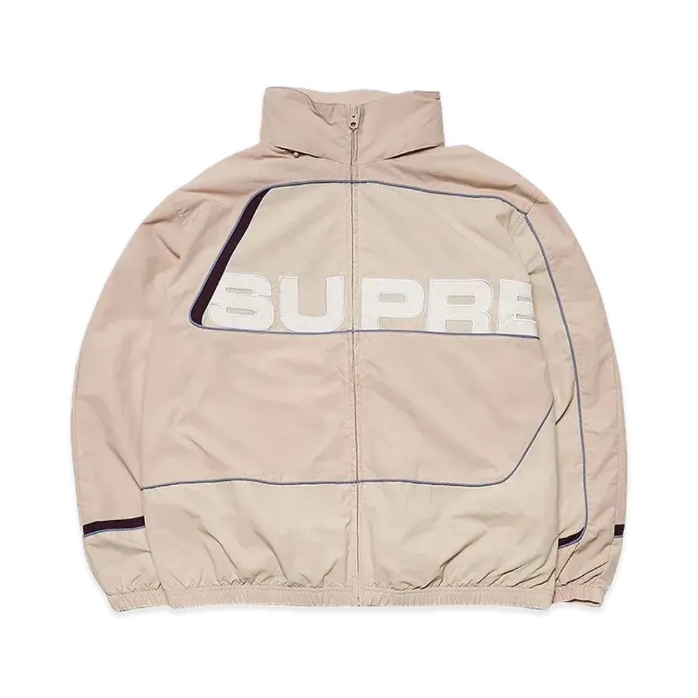 Supreme S Paneled Track Jacket "Dusty Pink"