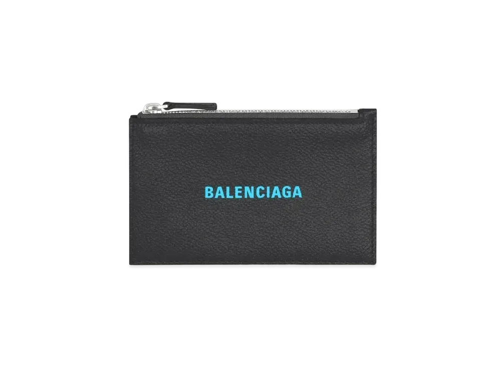 BALENCIAGA Cash Large Long Coin & Card Holder "Black"
