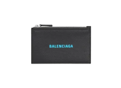 BALENCIAGA Cash Large Long Coin & Card Holder "Black"