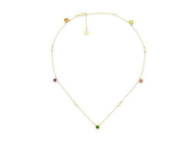 GUCCI Interlocking G Necklace With Gemstones