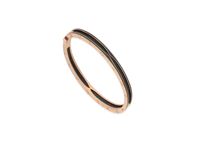 BVLGARI B.Zero1 Bracelet 18K "Black/Pink Gold"