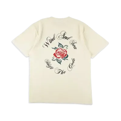 WIND AND SEA Rose Logo S/S Tee "Off White"