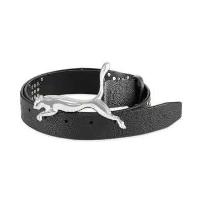 PUMA x A$AP ROCKY Unisex Leather Belt "Puma Black/Puma White"