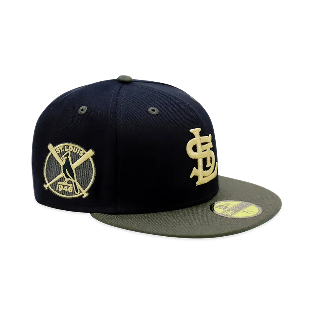 NEW ERA x THE CAP 59FIFTY Traditional Navy St. Louis Cardinals "Navy"