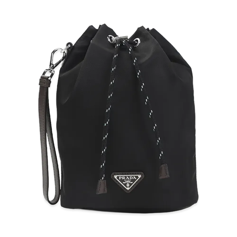 PRADA Re-Nylon Bucket Bag "Black"