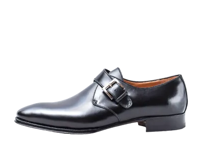 Enzo Bonafe Monk Strap 804 Calf Leather "Black"