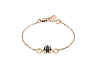 BVLGARI B.Zero1 Bracelet 18K "Black/Pink Gold"