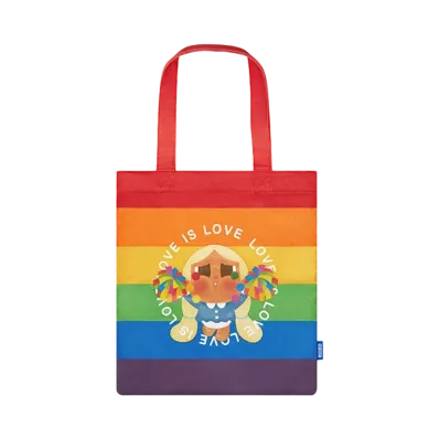POP MART CRYBABY CHEER UP, BABY! Canvas Bag (Color Ver.)