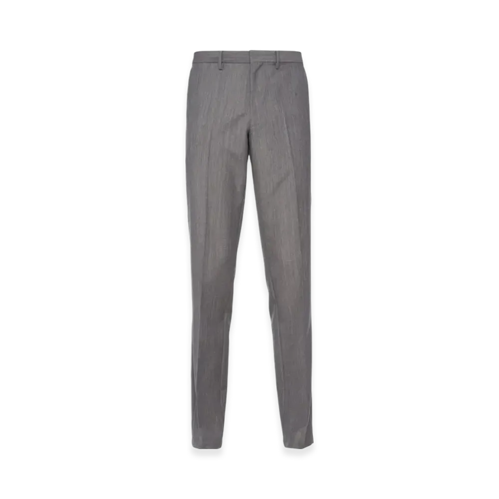 PRADA Mohair Wool Pants "Grey"