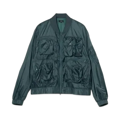 BEAMS Water Repellent Multi Pocket Ma-1 "Teal"