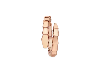 BVLGARI Serpenti Viper Ring "Pink Gold"