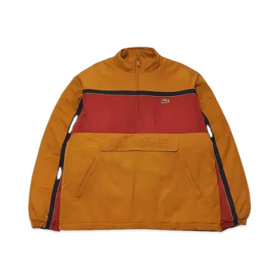Supreme x LACOSTE Puffy Half Zip Pullover "Tan"