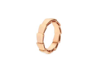 BVLGARI Serpenti Viper Wedding Ring "Pink Gold"