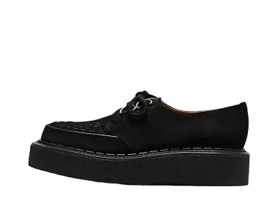 GEORGE COX Women's Skipton No.6 Sole "Black" Suede 3588-VI-090