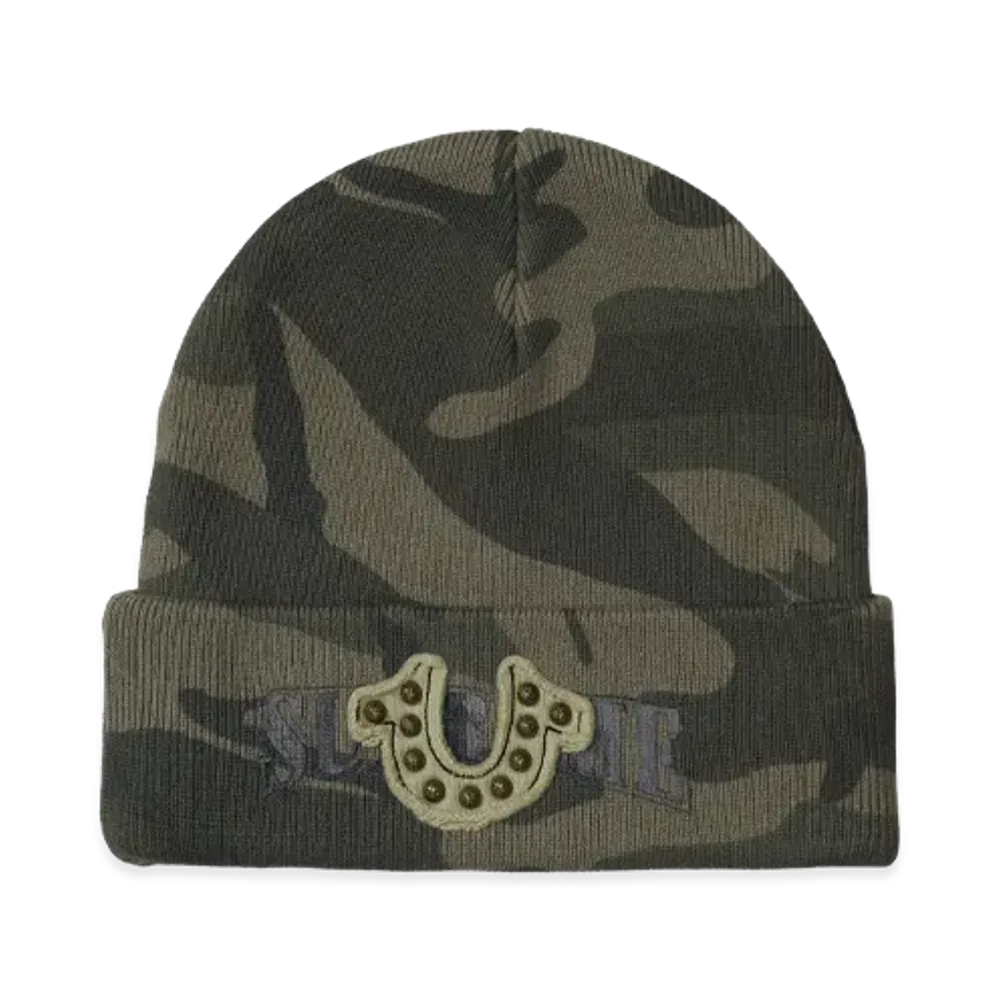 Supreme x True Religion Beanie "Woodland Camo"