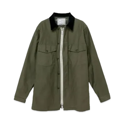 sacai x WTAPS Mill LS 02 Shirt "Khaki"