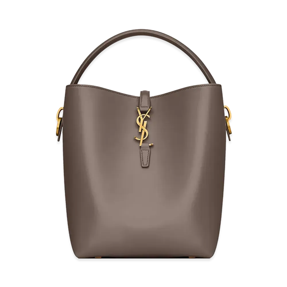 Saint Laurent Women's Le 37 In Shiny Leather "Brown"