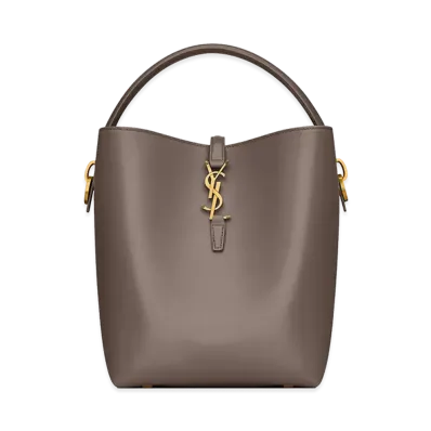 Saint Laurent Women's Le 37 In Shiny Leather "Brown"