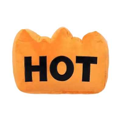 BlackEyePatch Hot Label Cushion "Orange"