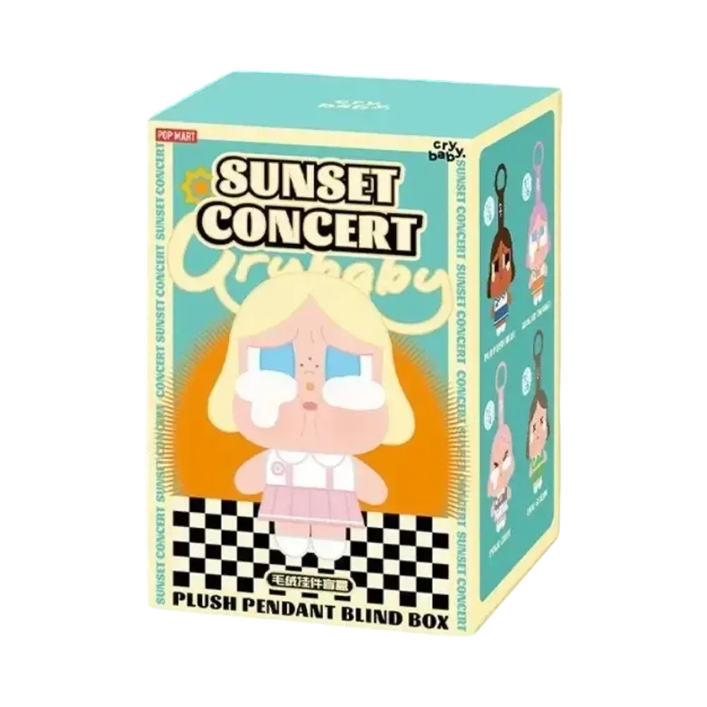 POP MART CRYBABY Sunset Concert Series Plush Pendant [Piece]