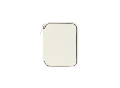 Valextra Zip Around 6 Card "White"