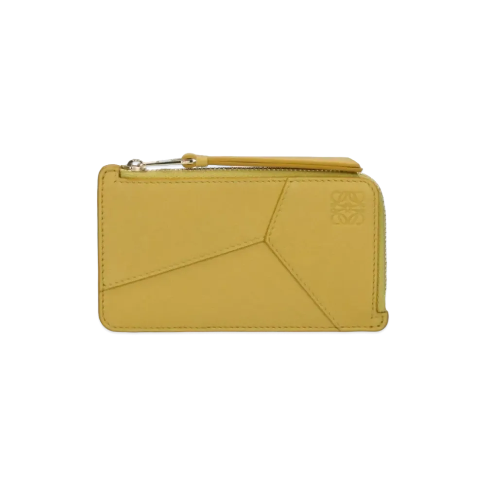 LOEWE Puzzle Coin Case Card Holder "Yellow"