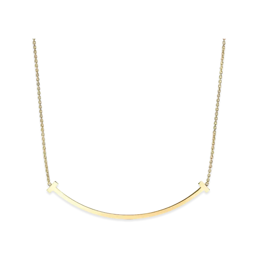 Tiffany & Co. Tiffany T Extra Large Smile Pendant 18K "Gold"