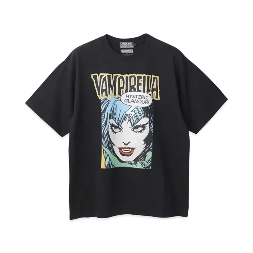 HYSTERIC GLAMOUR Vampirella/Caught Demons Tee "Black"