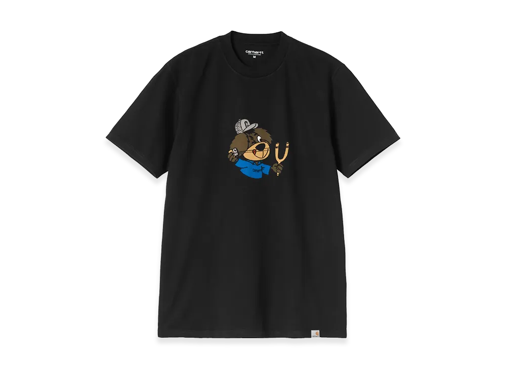 Carhartt WIP S/S Slingshot T-Shirt "Black/Heavy Enzyme Wash"