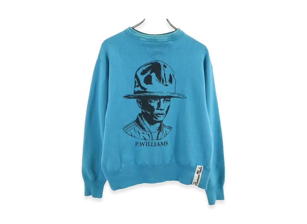 HUMAN MADE P.Williams Graphic Sweatshirt "Blue"