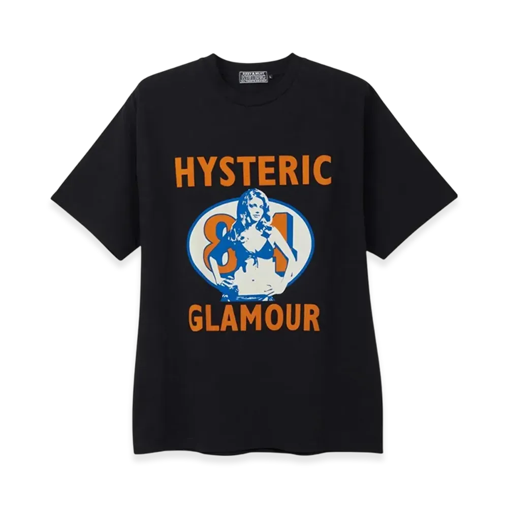 HYSTERIC GLAMOUR Coyote T-Shirt "Black"