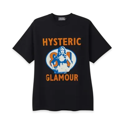 HYSTERIC GLAMOUR Coyote T-Shirt "Black"