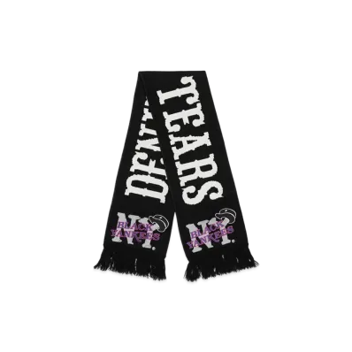 DENIM TEARS Black Yankees Scarf "Black"