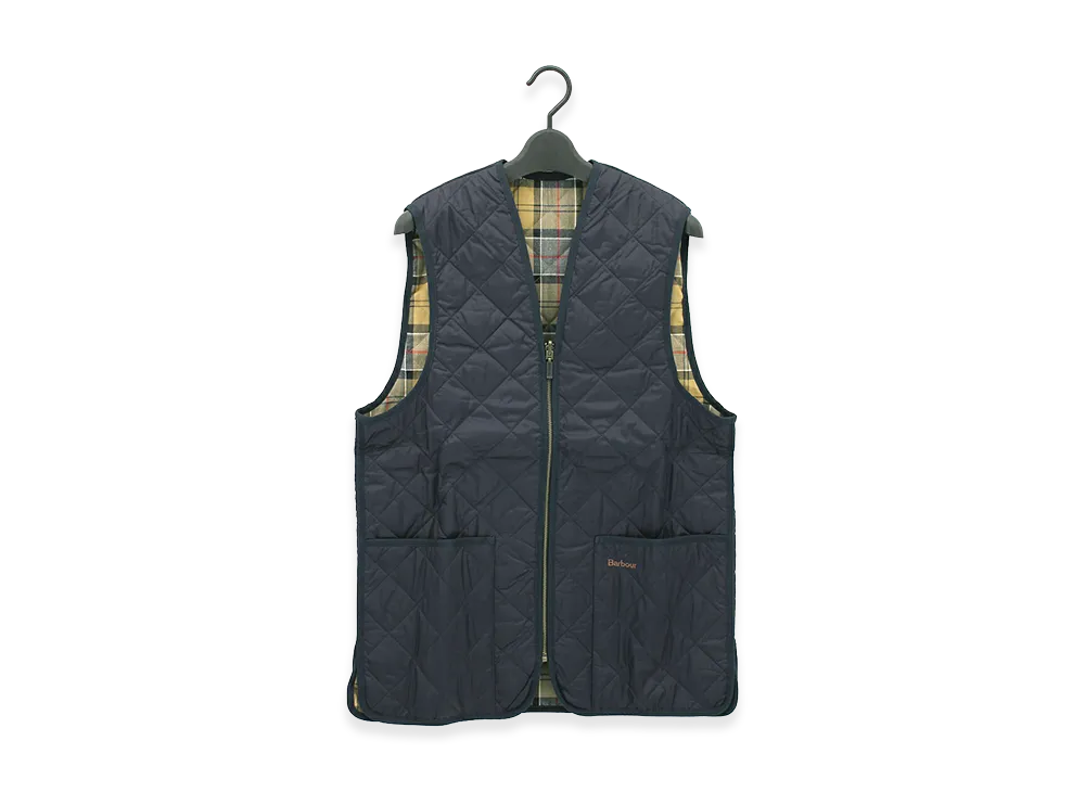 Barbour Quilted Waistcoat Zip-In Liner "Navy/Dress"