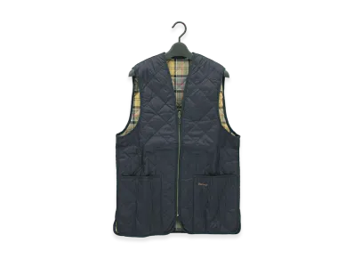 Barbour Quilted Waistcoat Zip-In Liner "Navy/Dress"