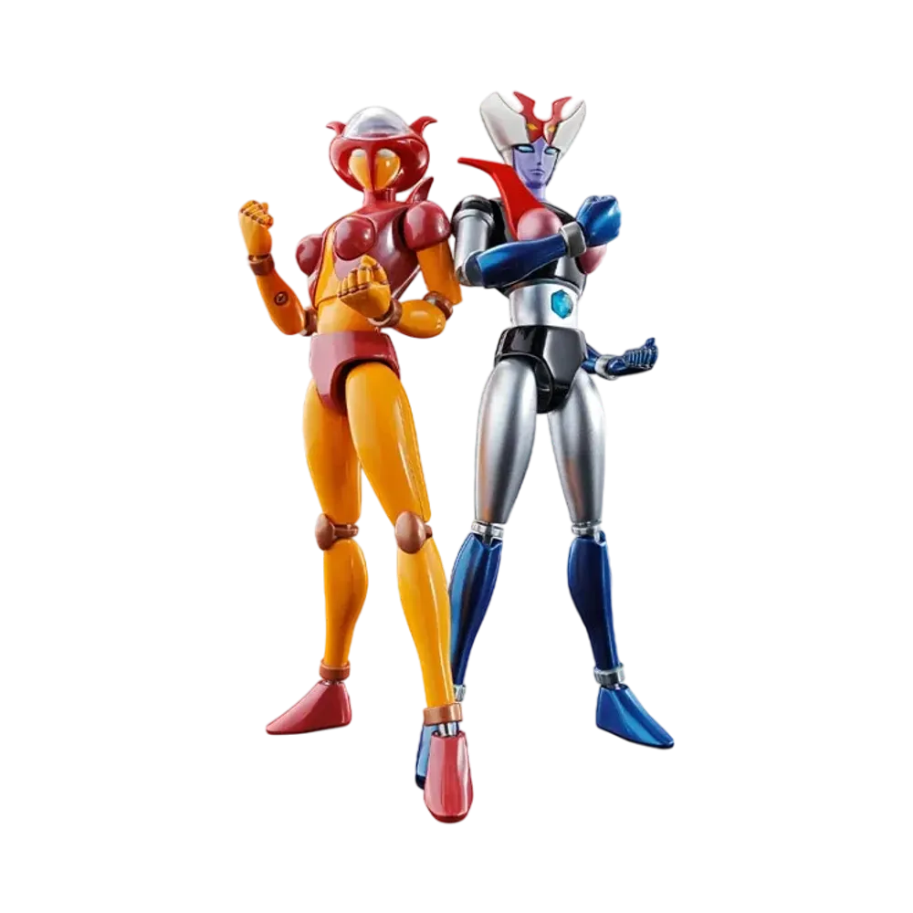 BANDAI "SOUL OF CHOGOKIN" -Mazinger Z- GX-08R APHRODAI A vs GX-09R MINERVA X