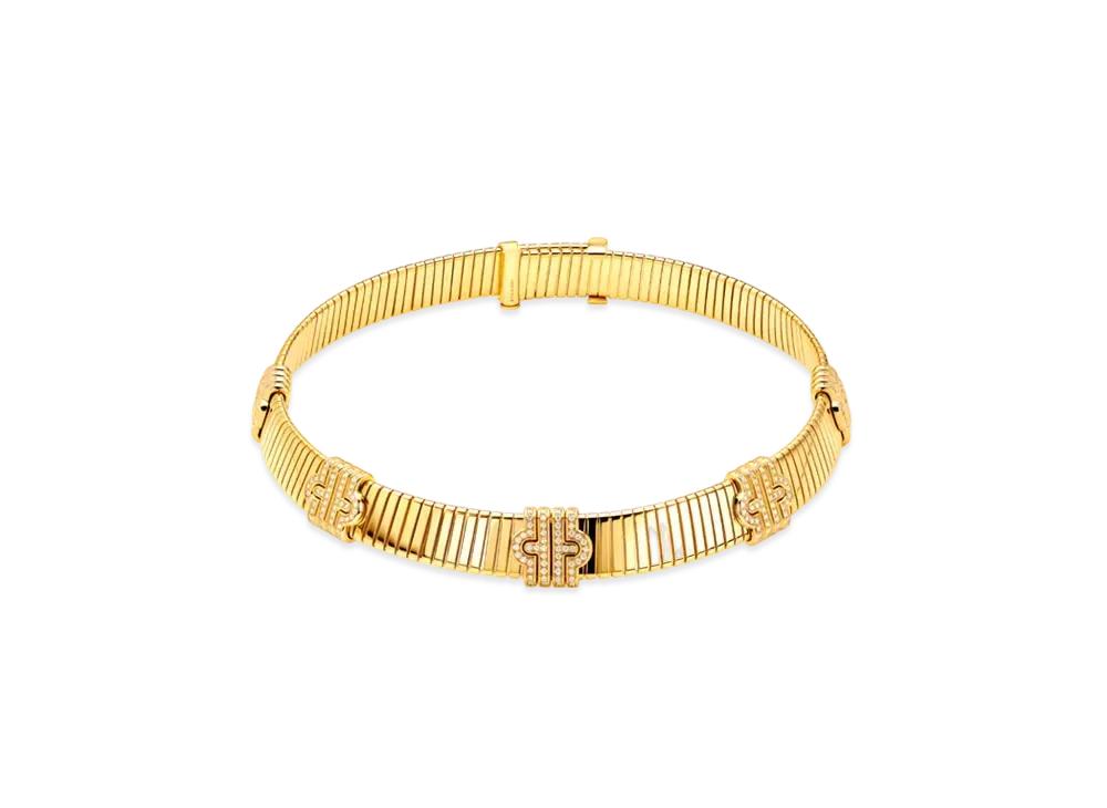 BVLGARI Tubogas Necklace "Yellow Gold"
