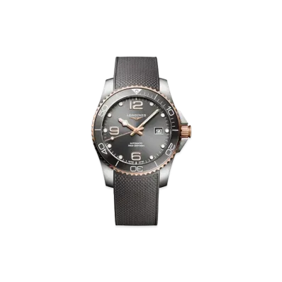 Longines Hydro Conquest 41.00mm "Sun Ray Gray/Stainless Steel/Ceramic/Gray" L3.781.3.78.9