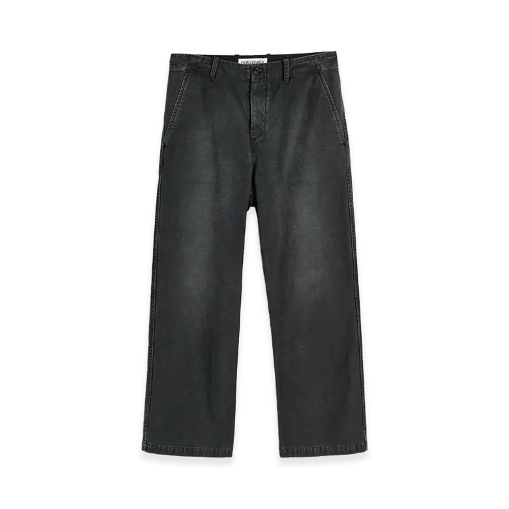 OUR LEGACY Women's Rig Chino "Enzyme Obsidian Field Sateen"