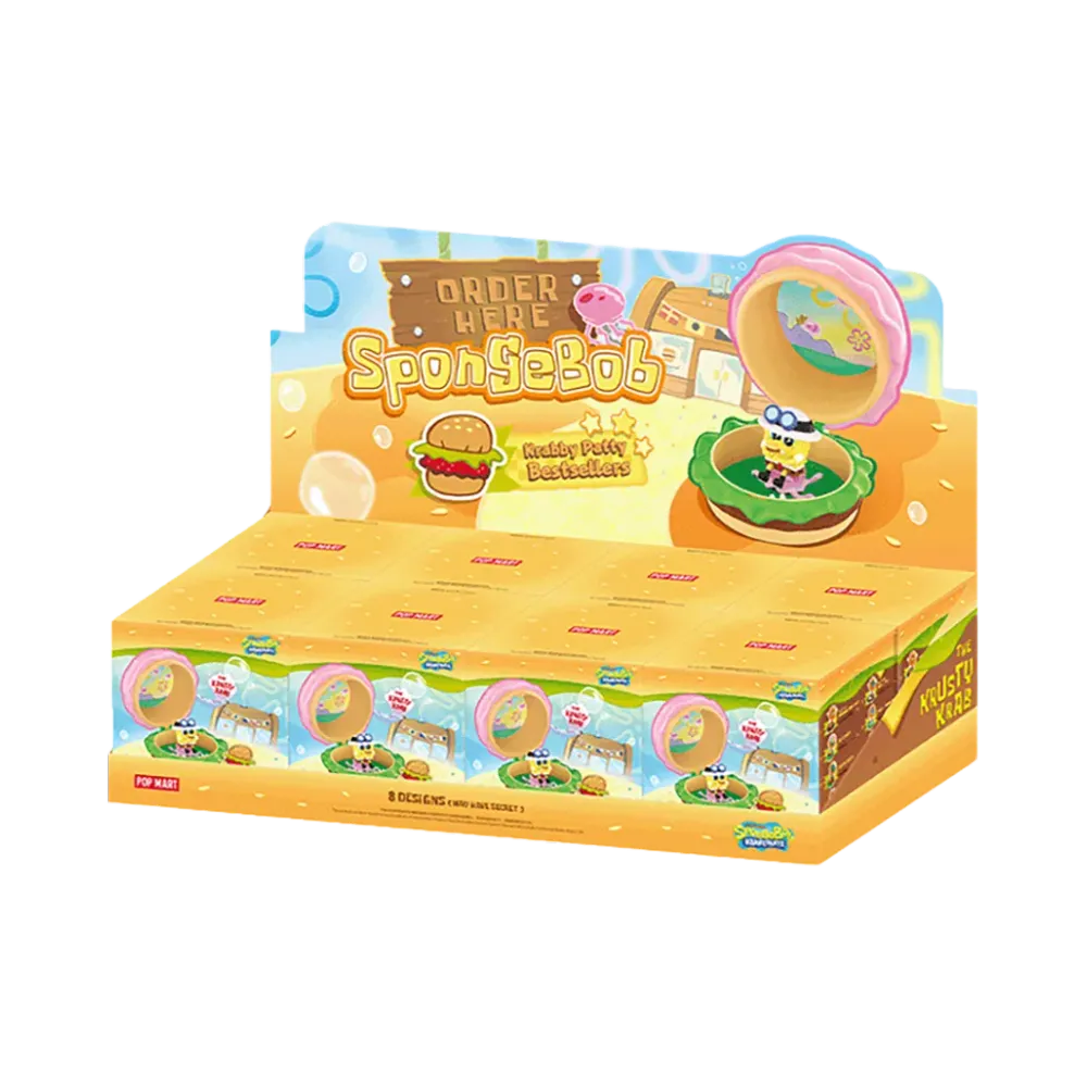 POP MART SpongeBob: Krabby Patty Bestsellers Series Figures [Assortment Box]