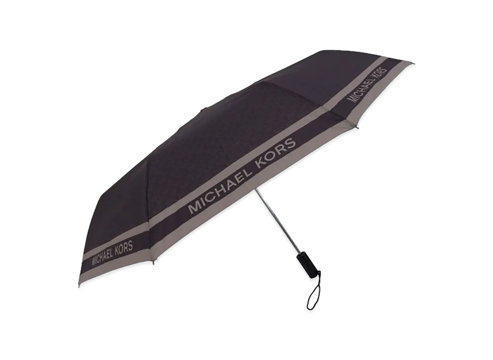 MICHAEL KORS Women's Travel Umbrella "Black"