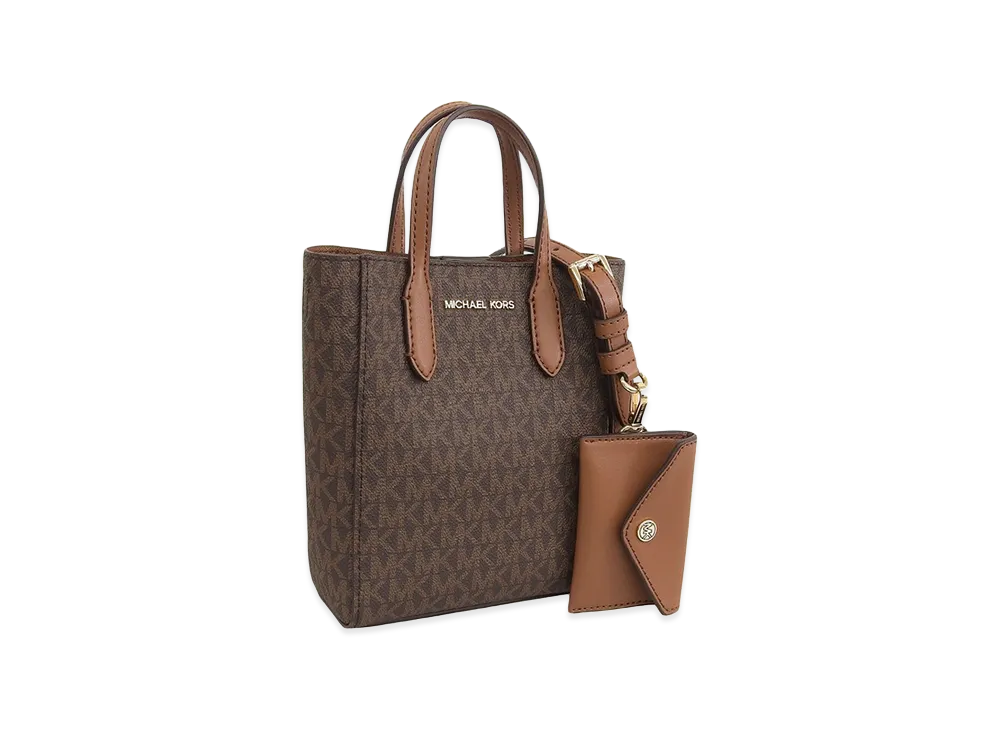 MICHAEL KORS Women's Vincent XS Xbody W/Crd Attch "Brown"