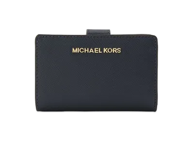 MICHAEL KORS Women's MD Bifld ZP CN Wallet "Navy"