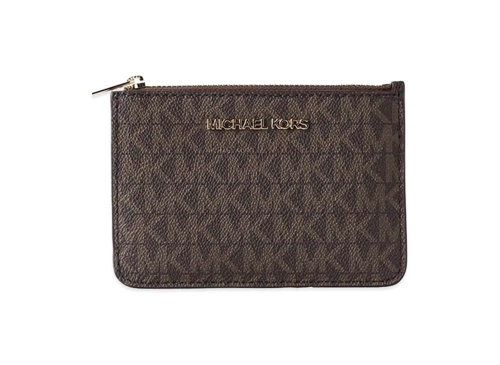 MICHAEL KORS Jet Set Card Case "Brown"