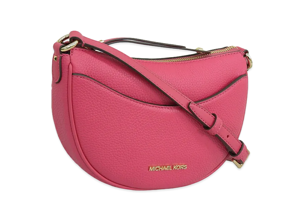MICHAEL KORS Women's Dover SM Half Moon Xbody "Pink"