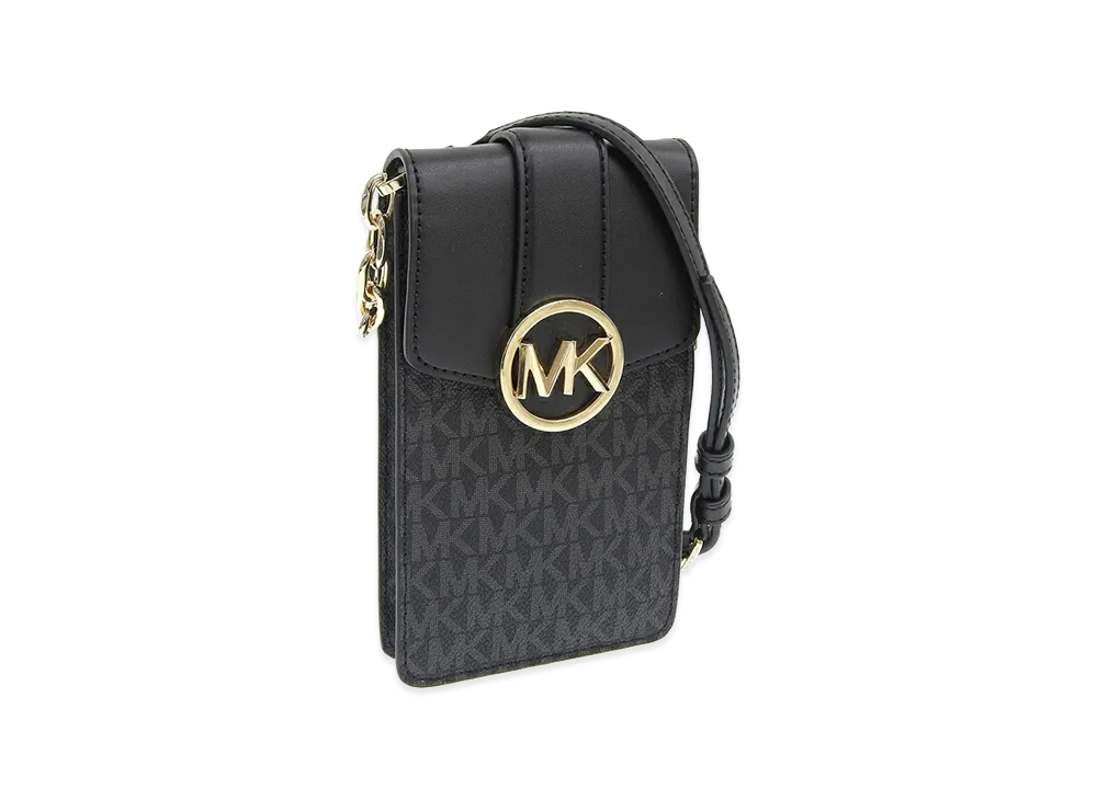 MICHAEL KORS Women's Carmen SM NS Phone Xbody "Black"